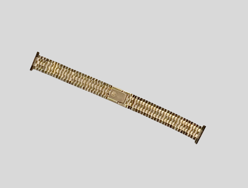 NSA Goldplated steel bracelet 16mm