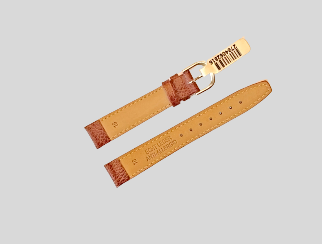 Coral leather strap 16mm