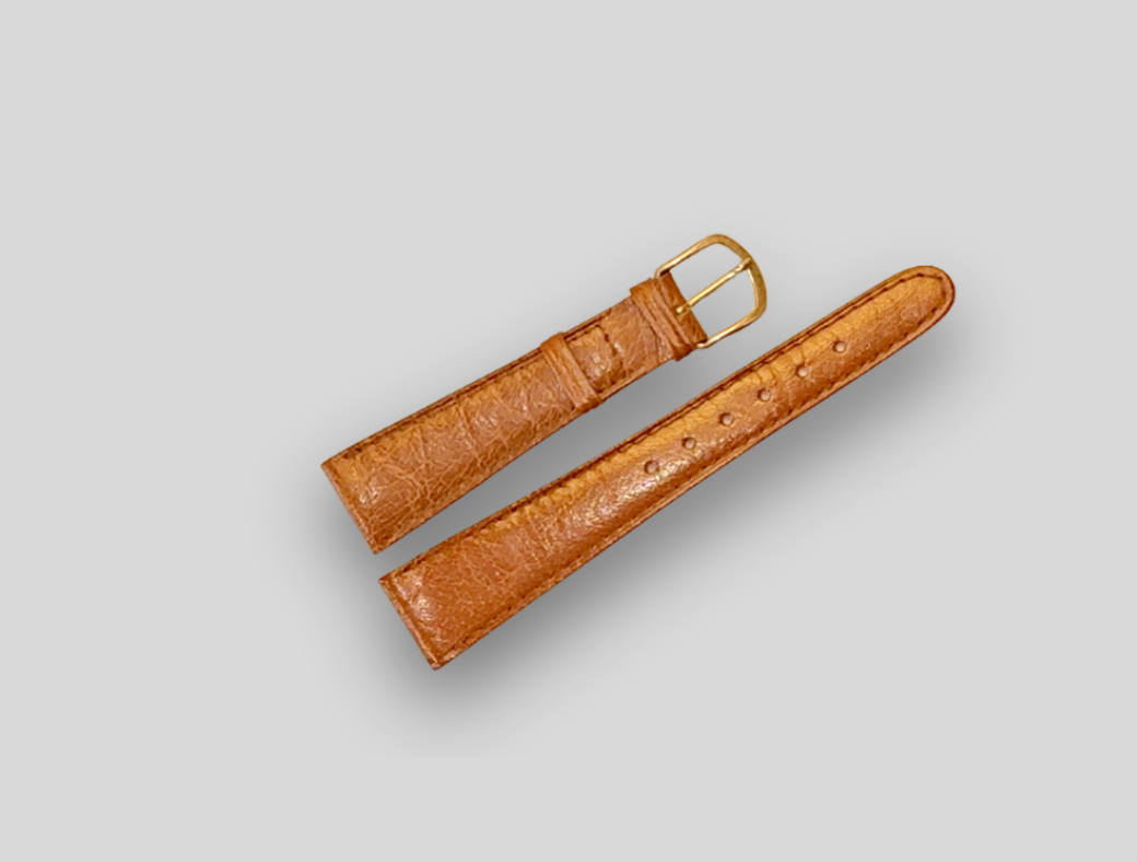 Cinturino in pelle marrone 20mm