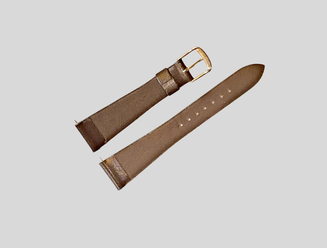 Bruine leren band 20mm