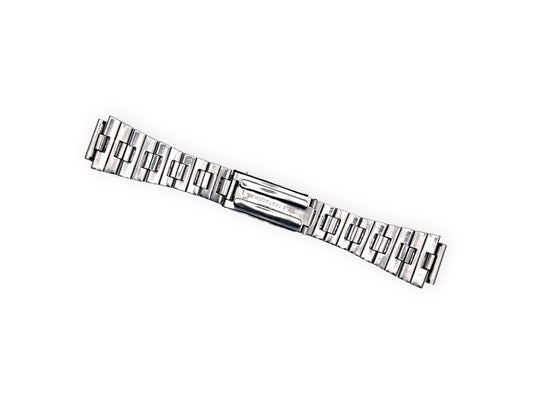 Flared 23mm vintage stainless steel bracelet - endlinks 18mm