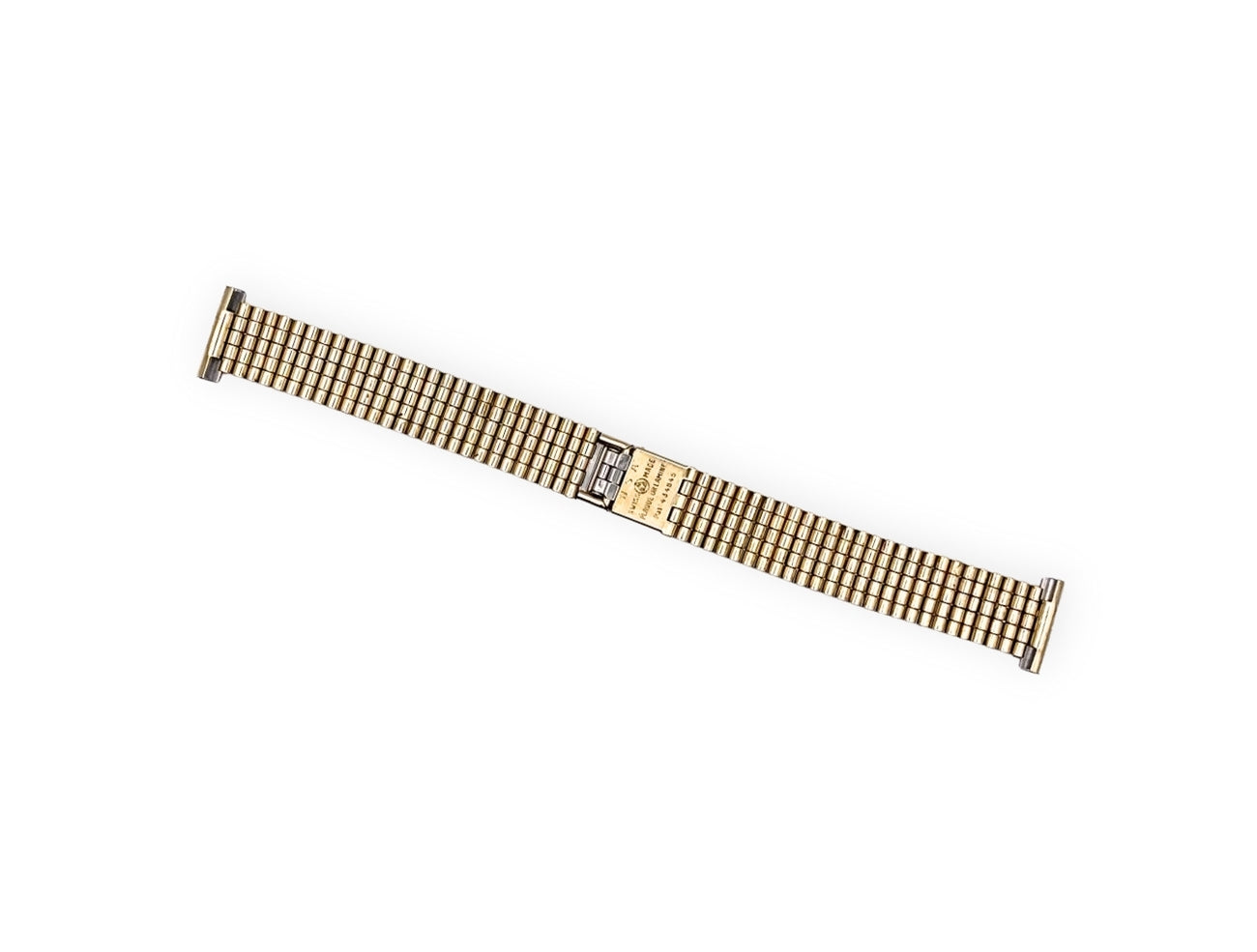 Bracciale in acciaio placcato oro NSA 16mm