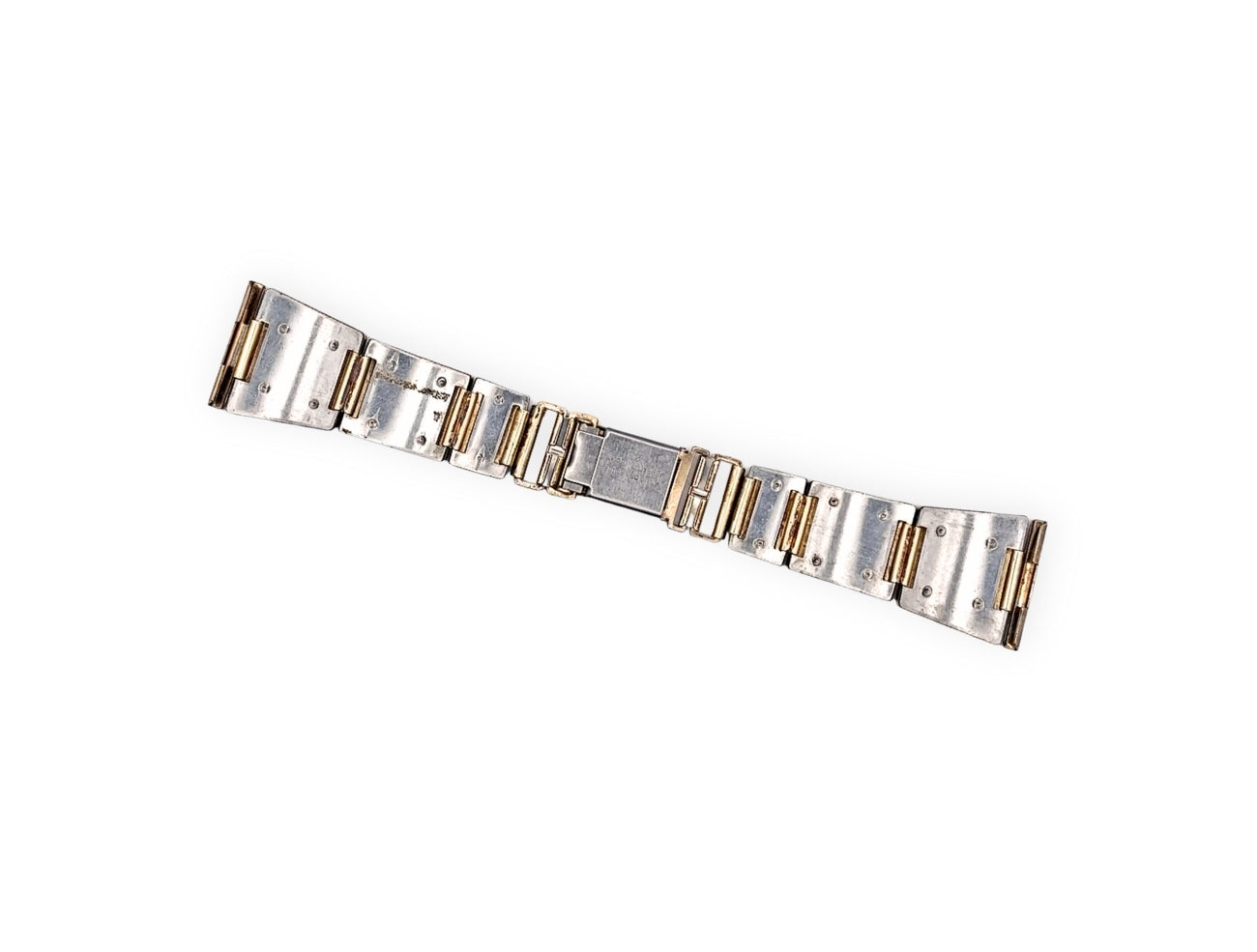 Bracciale in acciaio placcato oro 24mm