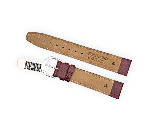 Bruine leren band 18mm