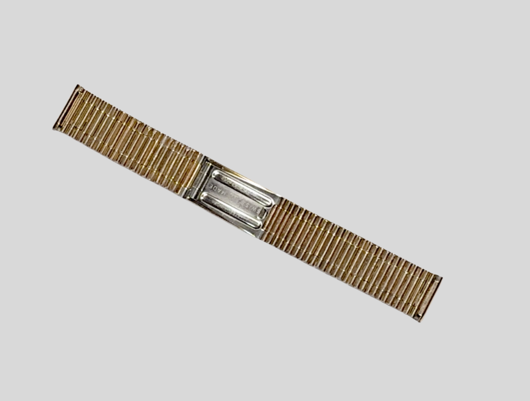 NSA Goldplated steel bracelet 20mm