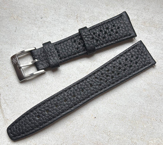 Vintage style Racing Strap - Black