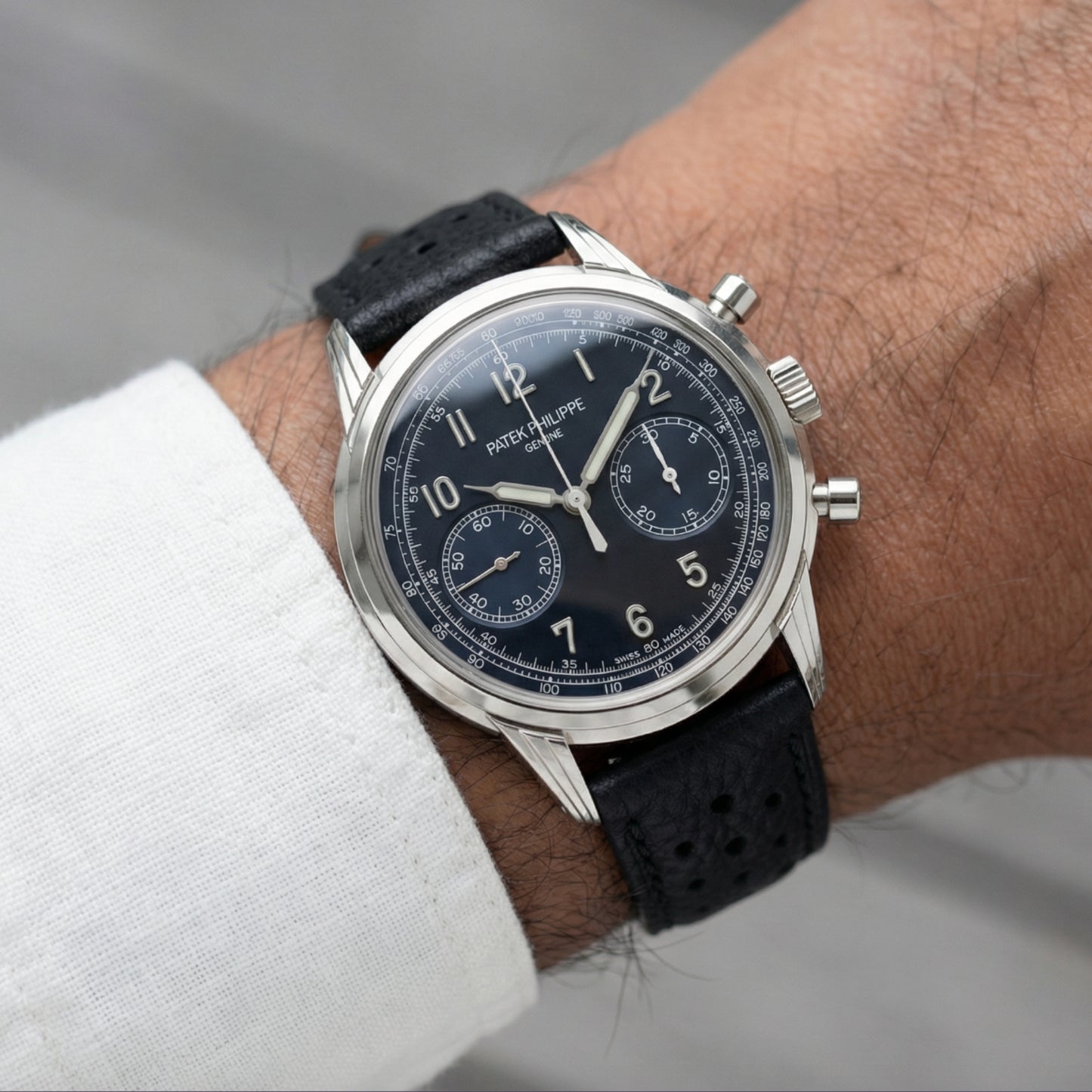 Vintage stijl raceband - Zwart