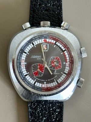 Sorna Bullhead Chronograph Worldtimer