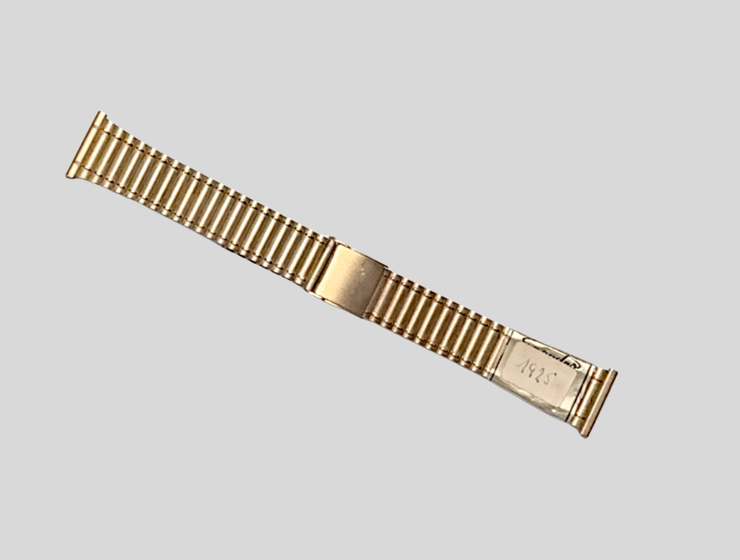 Expandro Goldplated steel bracelet 20mm