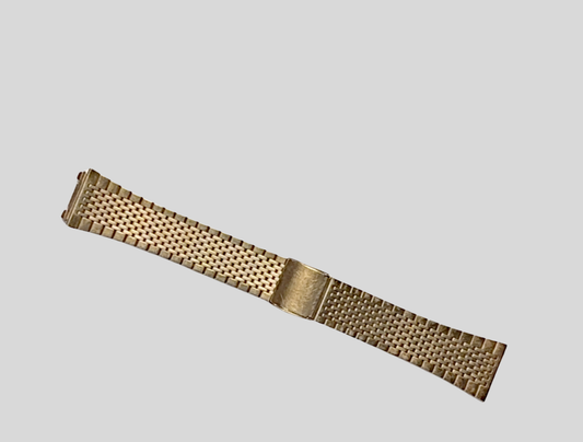 Goldplated steel bracelet 21mm
