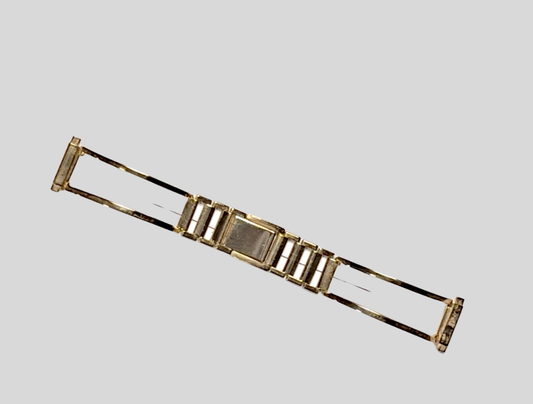 Goldplated steel bracelet 18-21mm
