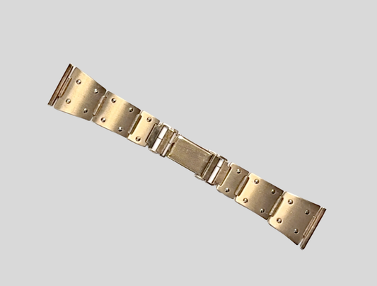 Goldplated steel bracelet 24mm