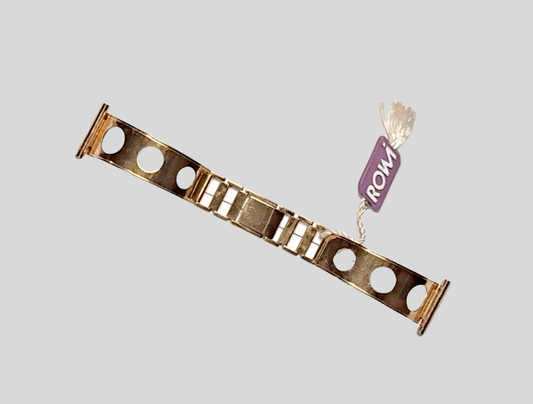 ROWI Goldplated steel racing bracelet 22mm