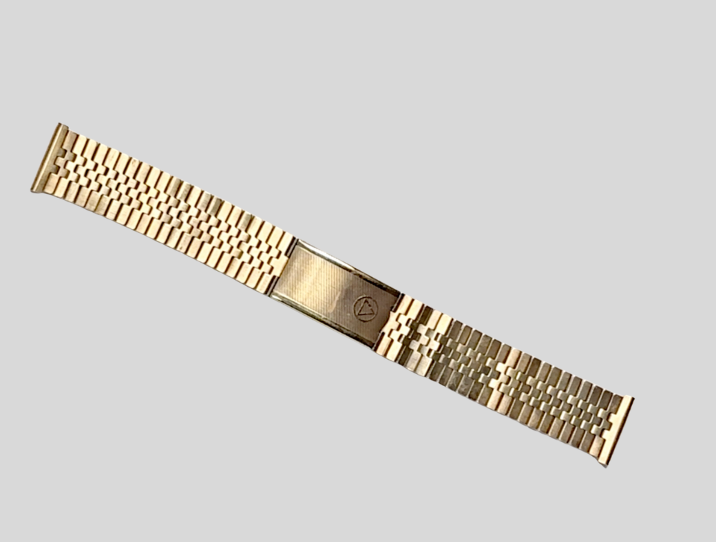 NSA Goldplated steel bracelet 19mm
