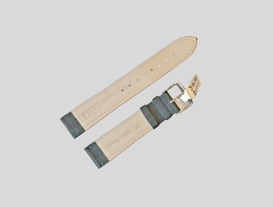 Black leather strap 20mm