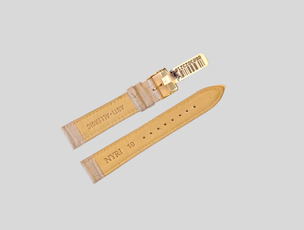 Light purple NYRI leather strap 18mm