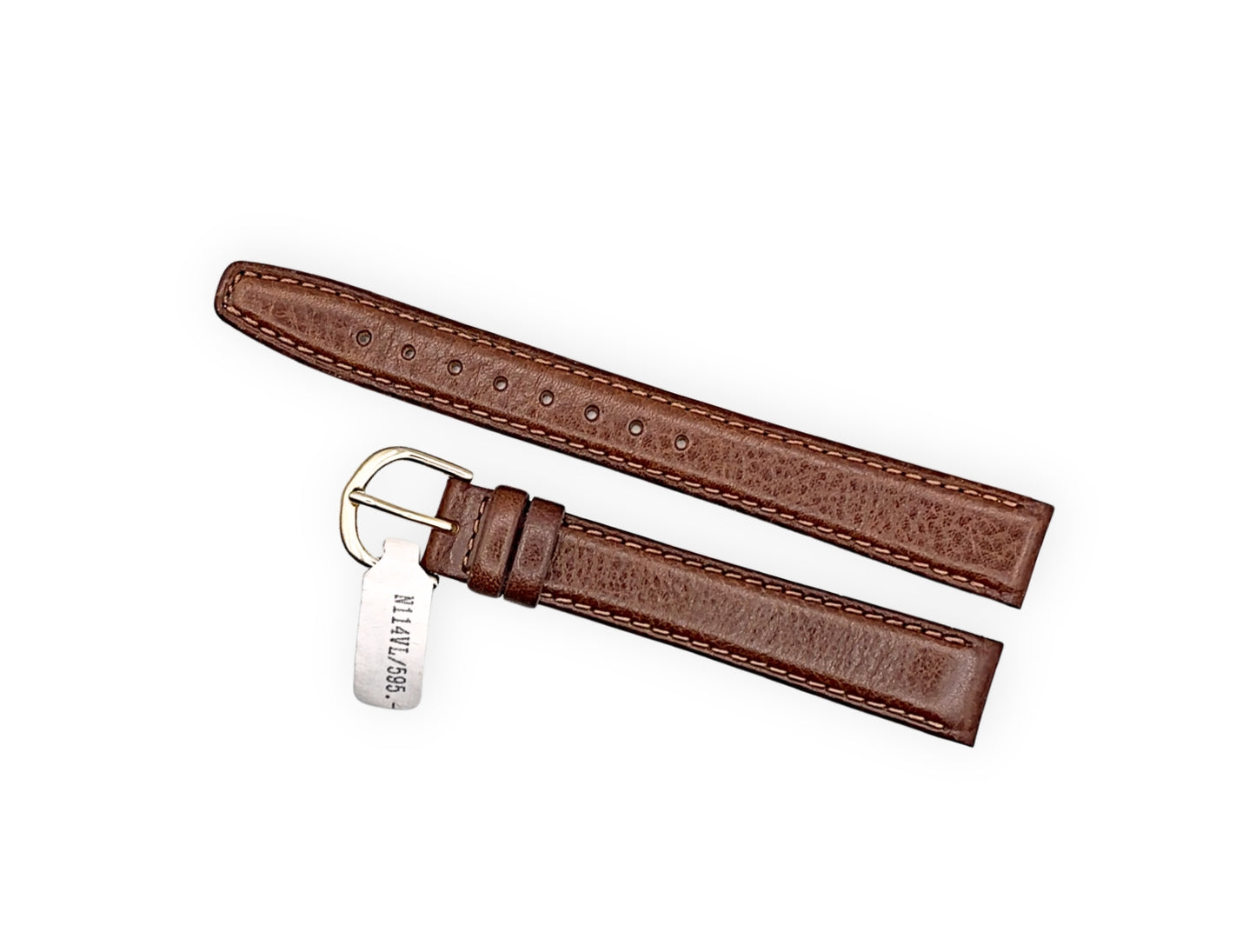 Cinturino in pelle marrone Hoders 16mm