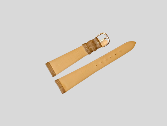 Light brown leather strap 20mm