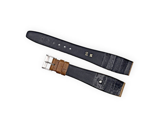 Hirsch brown leather strap 20mm