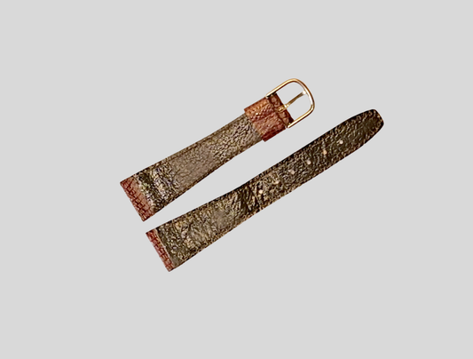 Brown leather strap 20mm