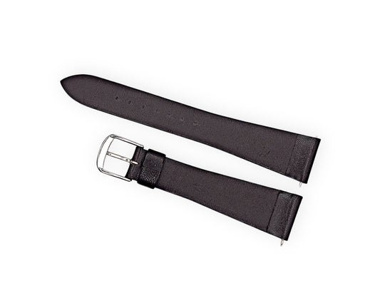 Brown leather strap 20mm