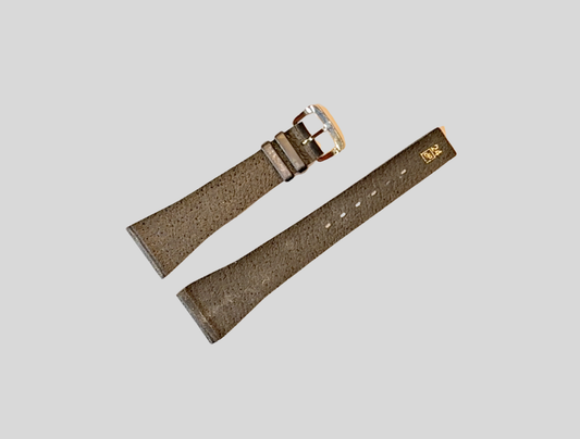 Dark blue soft leather strap 23/14mm