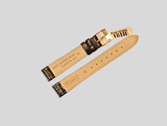 Hoders shiny black strap 16mm