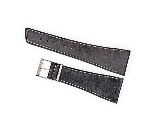 Brown leather strap 28/16mm