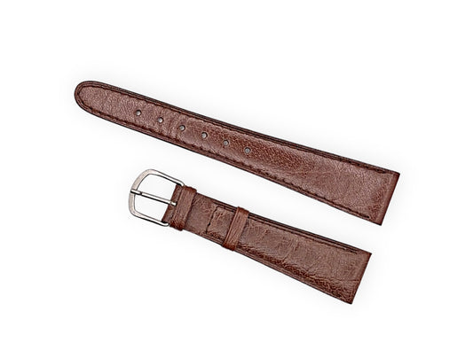 Brown leather strap 20mm