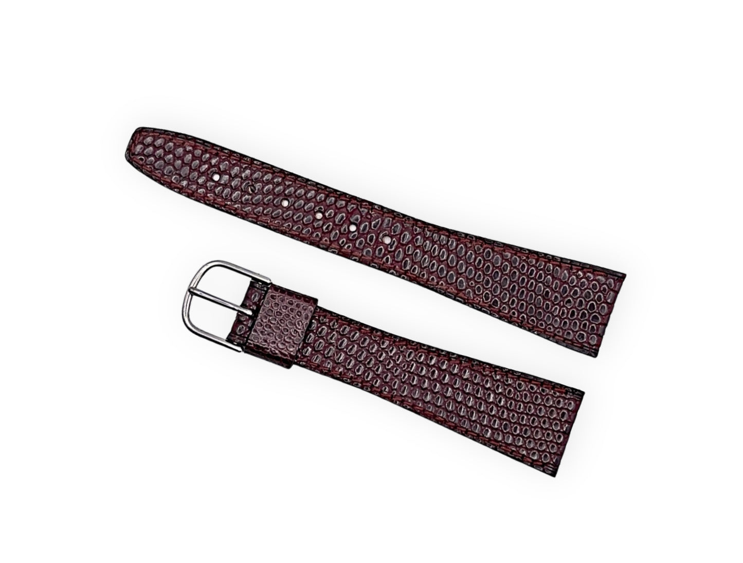 Burgundy leather strap 20mm
