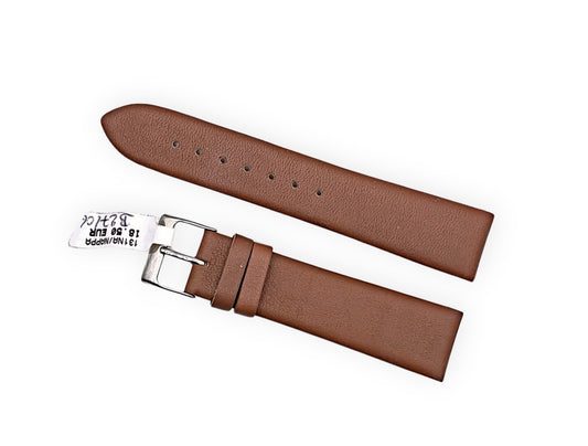 Hoders mid brown leather strap 20mm