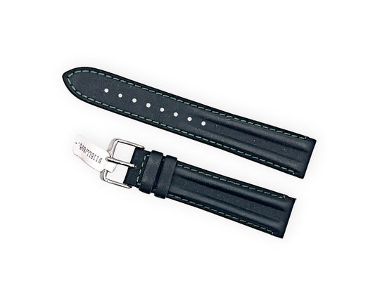 Hoders dark green leather strap 20mm