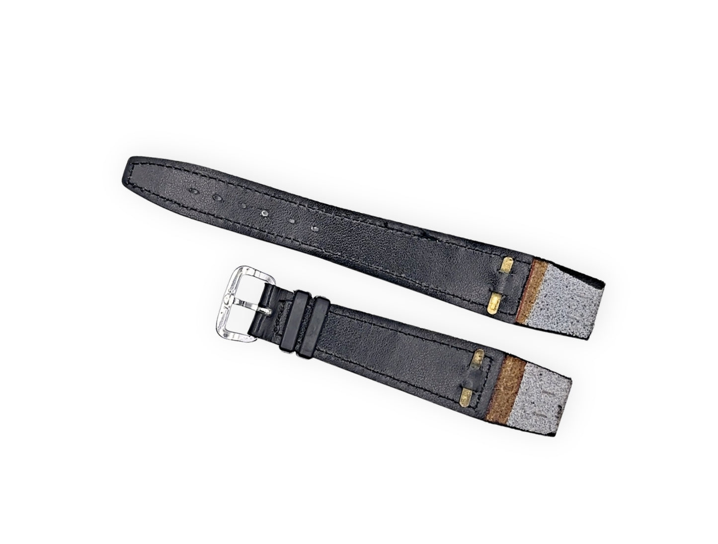 Black leather strap 20mm