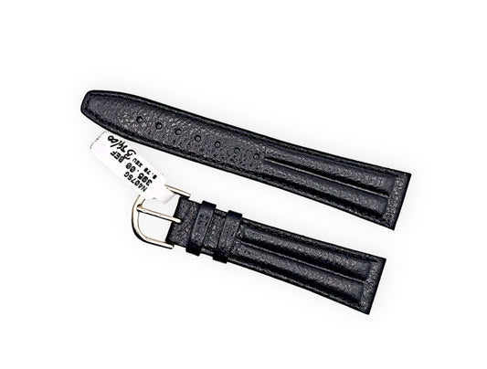 Black Leather strap  20mm