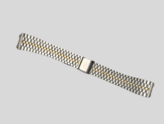 Stainless steel bracelet/goldplated 18mm