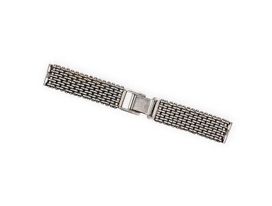 Beads of rice stainless steel bracelet 19mm