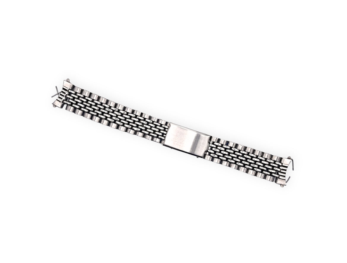 Rare Mayflower Genuine Authentic Swiss Watch Beads of Rice Bracelet 18mm