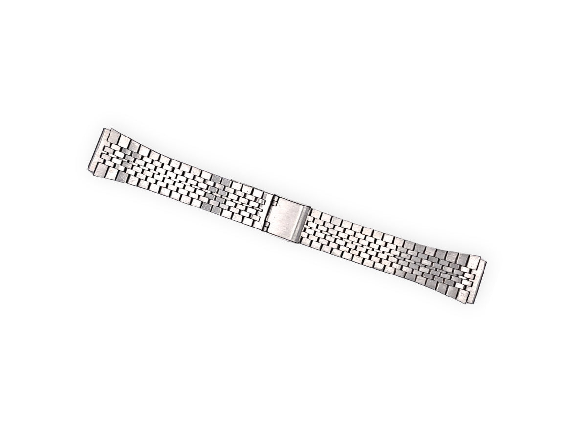 Vintage stainless steel flared bracelet 20mm - endlinks 18mm