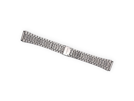 Vintage stainless steel flared bracelet 20mm - endlinks 18mm