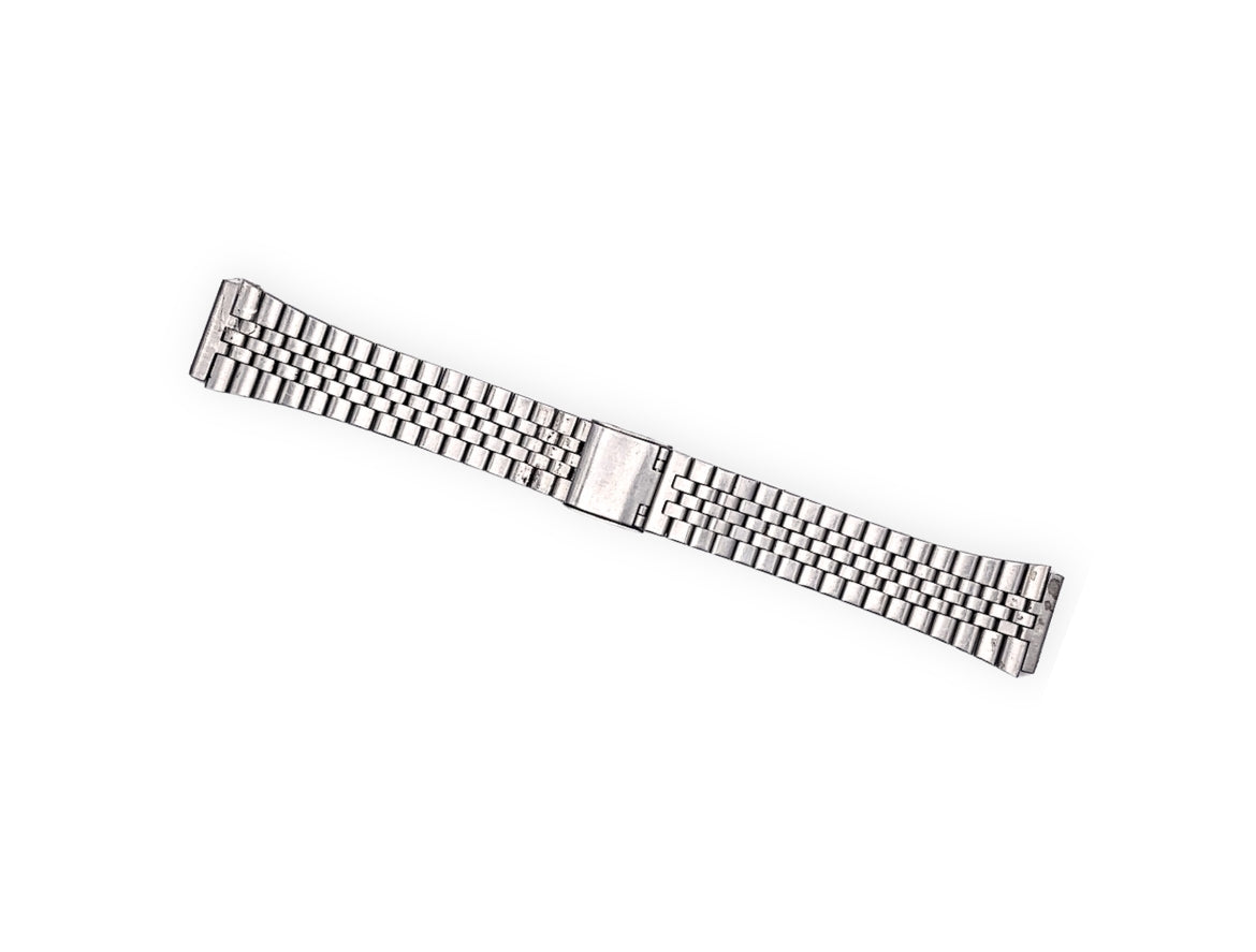 Vintage stainless steel flared bracelet 20mm - endlinks 17mm