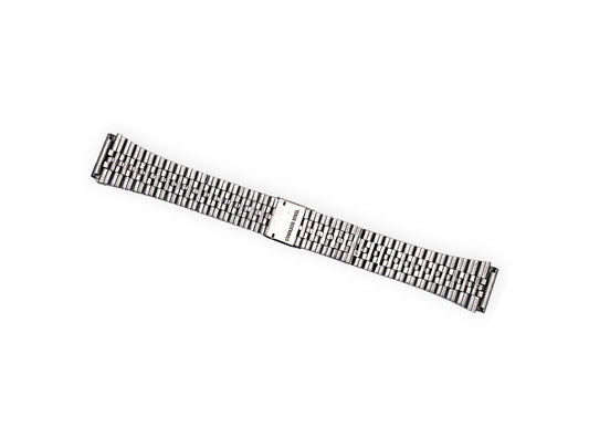 Vintage stainless steel flared bracelet 20mm - endlinks 17mm