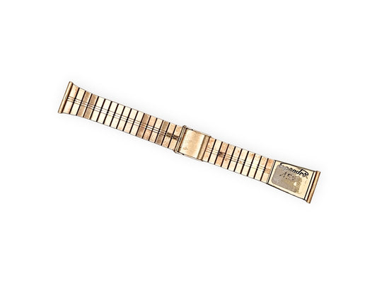 Expandro Goldplated steel bracelet 20mm