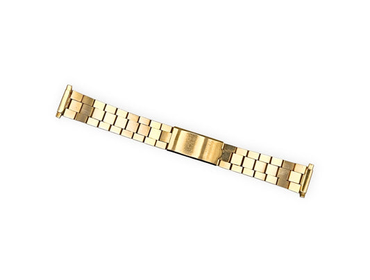 Goldplated steel bracelet 16-22mm