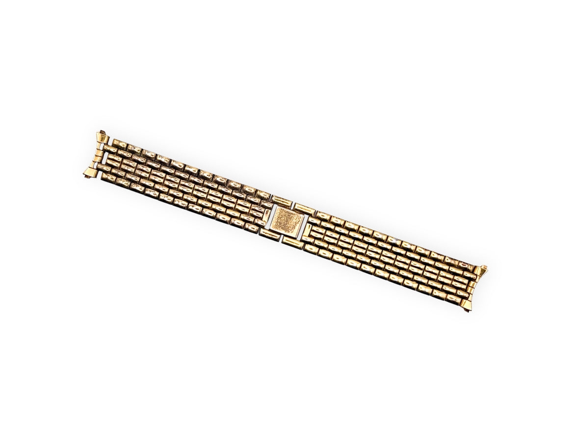 Vintage stainless steel goldplated bracelet 18mm