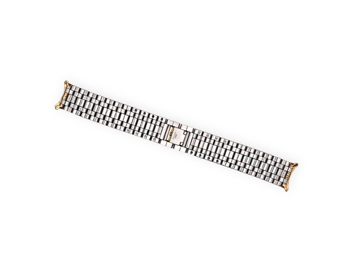 Vintage stainless steel goldplated bracelet 18mm