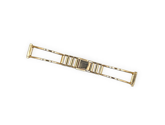 Goldplated steel bracelet 18-21mm