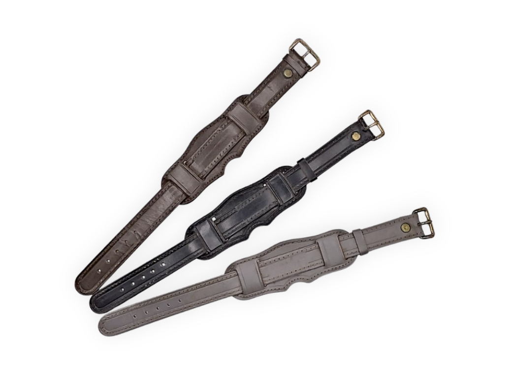 Vintage  Bund Watch Strap – available in 3 colours – NOS - as of 16mm lugwidth