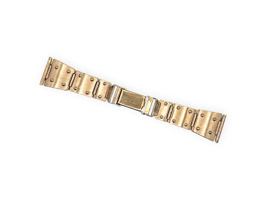 Goldplated steel bracelet 24mm