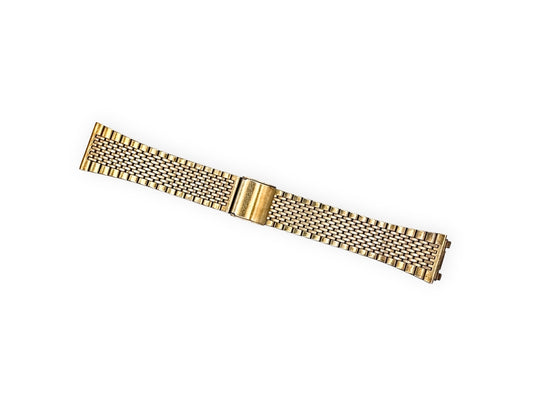Goldplated steel bracelet 21mm