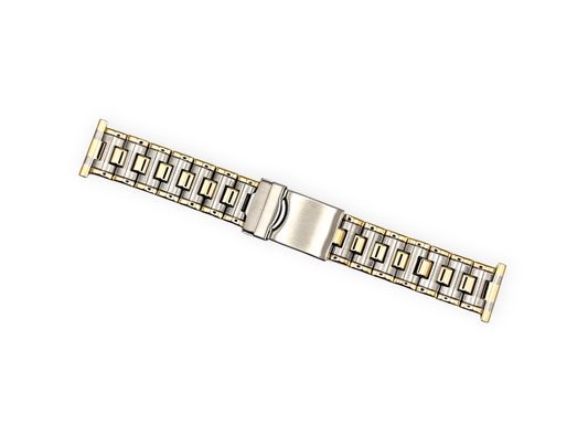 Bracelet en acier bicolore or Rowi réf. 30 4227, 24 mm